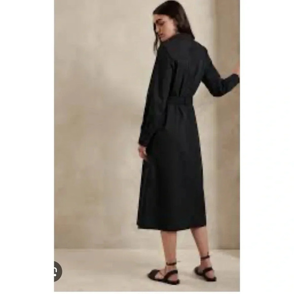 NWT Banana Republic POPLIN MIDI SHIRTDRESS, - Picture 2 of 13